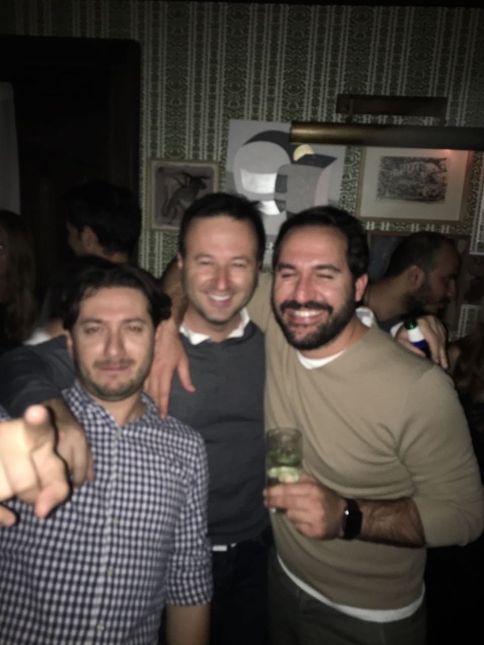 With my friends