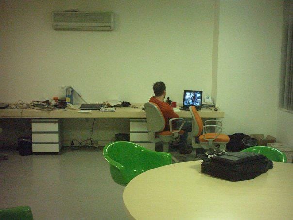 Youth Republic’in ilk günlerinden bir fotoğraf.